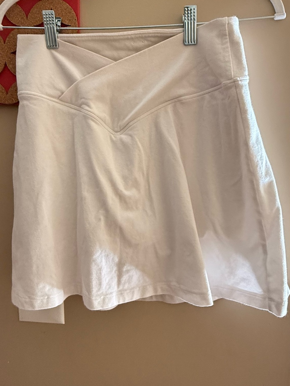 PINK Victoria's Secret Cream Circle Skort with V-Waist